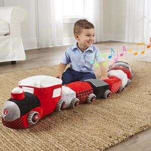 Hammacher Schlemmer kids musical plush train